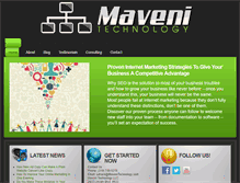 Tablet Screenshot of mavenitechnology.com